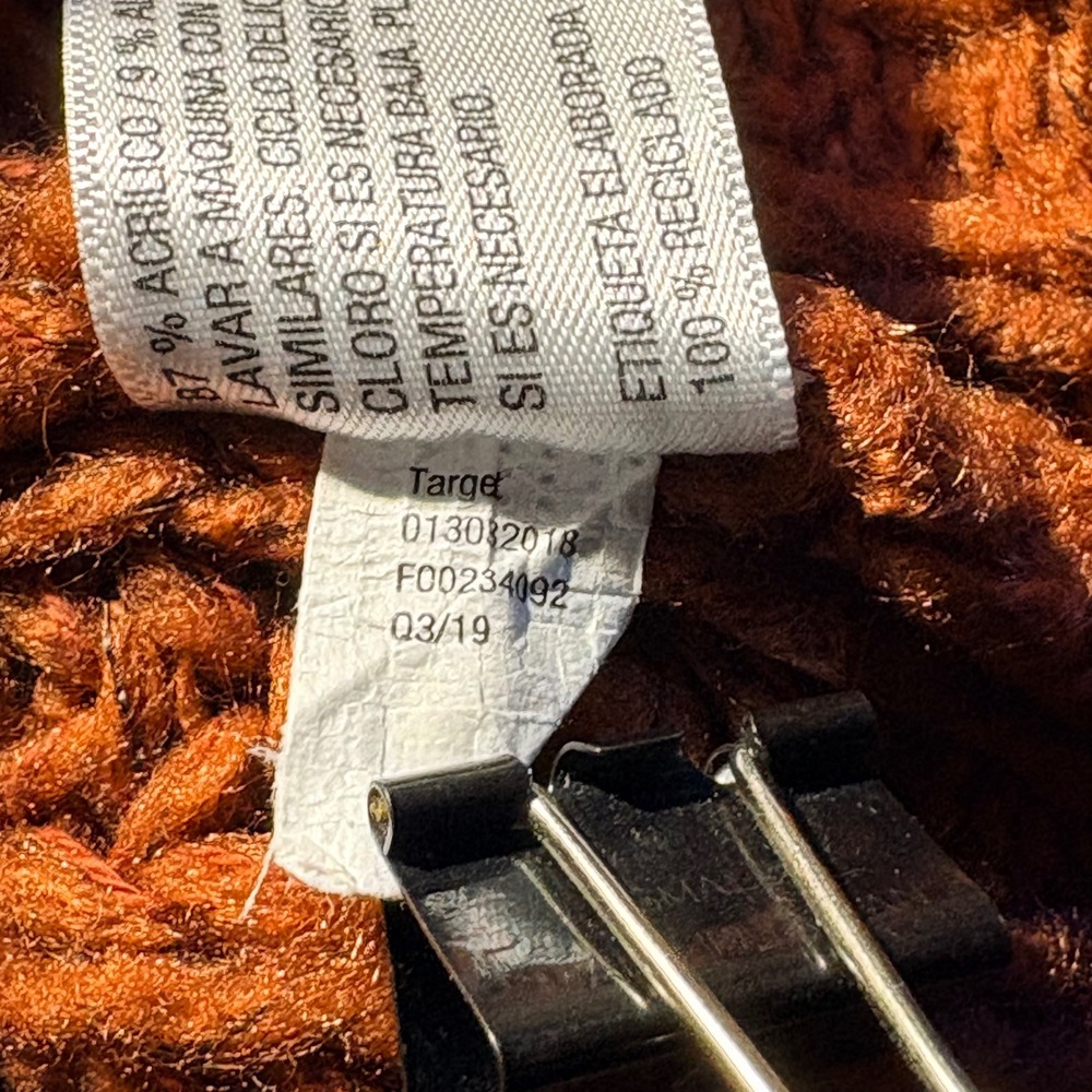 Universal Thread Rust Orange Knit Sweater Mock Ne… - image 5